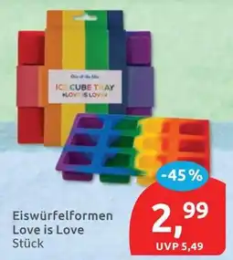 Budni Eiswürfelformen Love is Love Angebot