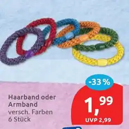 Budni Haarband oder Armband Angebot