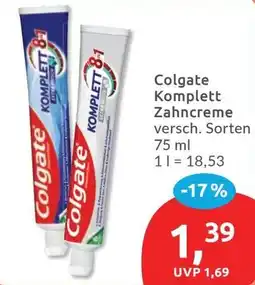 Budni Colgate Komplett Zahncreme Angebot