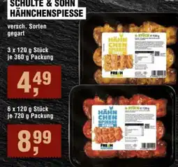 Handelshof SCHULTE & SOHN HÄHNCHENSPIESSE Angebot