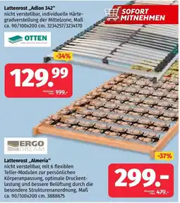 Segmüller Lattenrost „Adlon 342“ OTTEN Angebot
