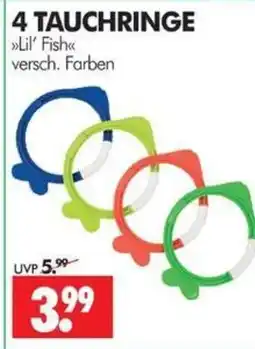 Wreesmann 4 Tauchringe »Lil' Fish« Angebot