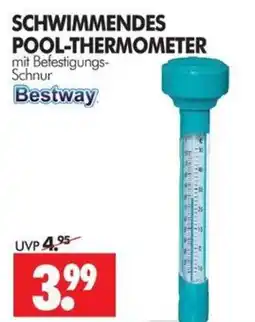 Wreesmann SCHWIMMENDES POOL-THERMOMETER mit Befestigungs-Schnur Bestway Angebot