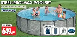 Wreesmann STEEL-PRO-MAX POOLSET Bestway Angebot