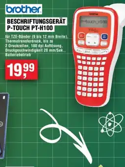 Handelshof BESCHRIFTUNGSGERÄT P-TOUCH PT-H100 Angebot