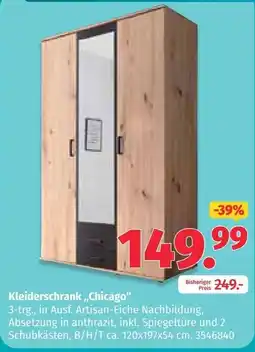 Segmüller Kleiderschrank „Chicago“ Angebot