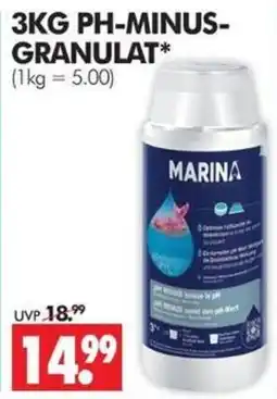 Wreesmann MARINA 3KG PH-MINUS-GRANULAT Angebot