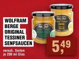 Handelshof WOLFRAM BERGE ORIGINAL TESSINER SENFSAUCEN Angebot