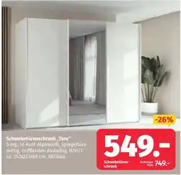 Segmüller Schwebetürenschrank „Taro“ Angebot