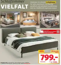 Segmüller Polsterbett „Kelso“ Angebot