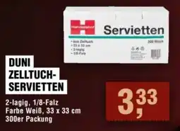 Handelshof DUNI ZELLTUCH-SERVIEVTEN Angebot