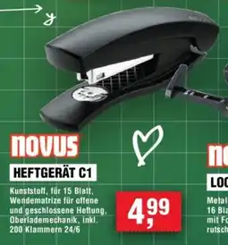 Handelshof novus HEFTGERÄT C1 Angebot