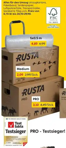Rusta RUSTA PRO Umzugskarton Angebot