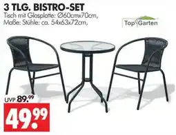 Wreesmann 3 TLG. BISTRO-SET TopGarten Angebot