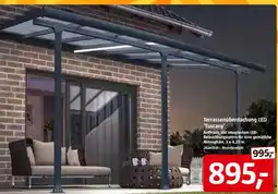 Bauhaus Terrassenüberdachung LED 'Tuscany' Angebot