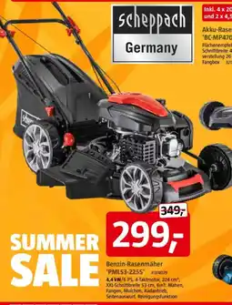 Bauhaus Scheppach Benzin-Rasenmäher 'PML53-225S' Angebot
