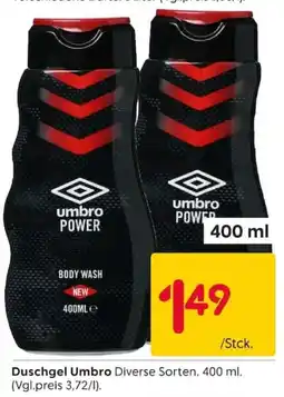 Rusta Duschgel Umbro Angebot