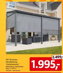 Bauhaus DIY Terrassen-überdachung 'Gartenzimmer' Angebot