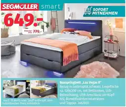 Segmüller SEGMÜLLER smart Boxspringbett „Las Vegas II“ Angebot
