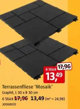 Bauhaus Terrassenfliese 'Mosaik' Angebot