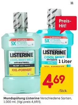 Rusta Mundspülung Listerine Angebot