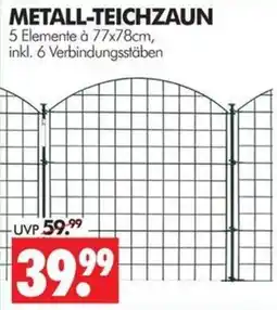 Wreesmann METALL-TEICHZAUN Angebot
