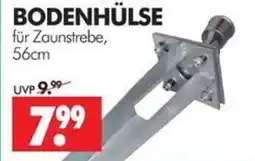 Wreesmann BODENHÜLSE für Zaunstrebe, 56cm Angebot