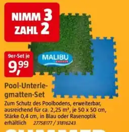 Bauhaus Pool-Unterlegmatten-Set MALIBU Angebot