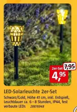 Bauhaus LED-Solarleuchte 2er-Set Angebot