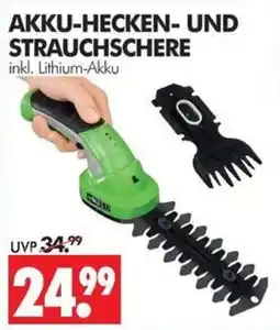 Wreesmann AKKU-HECKEN- UND STRAUCHSCHERE inkl. Lithium-Akku Angebot