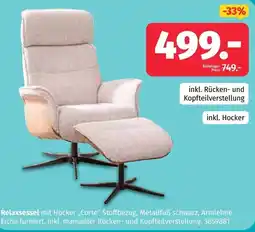 Segmüller Relaxsessel mit Hocker „Corte“ Angebot
