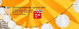 Bauhaus LED-Solarlichterkette 'Lampion Mini' Angebot