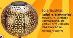 Bauhaus Solarleuchten 'Kolibri' o. 'Schmetterling' Angebot