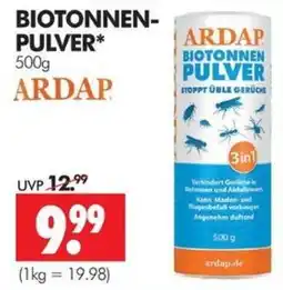 Wreesmann Biotonnen-Pulver ARDAP Angebot