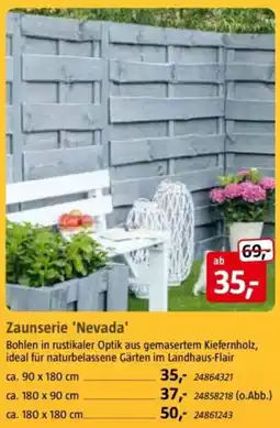 Bauhaus Zaunserie 'Nevada' Angebot