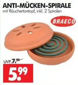 Wreesmann ANTI-MÜCKEN-SPIRALE BRAECO Angebot