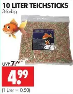 Wreesmann 10 LITER TEICHSTICKS 3-farbig Angebot