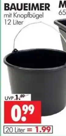 Wreesmann BAUEIMER mit Knopfbügel Angebot