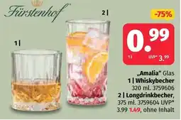 Segmüller Fürstenhof "Amalia" Whiskybecher oder Longdrinkbecher Angebot