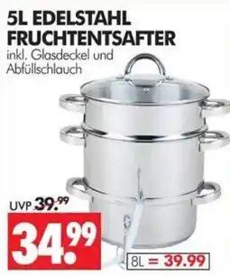 Wreesmann 5L EDELSTAHL FRUCHTENTSÄFTER Angebot