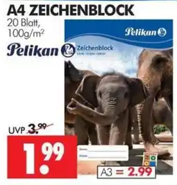 Wreesmann Pelikan Zeichenblock Angebot
