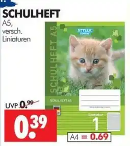 Wreesmann Schulheft A5 Angebot