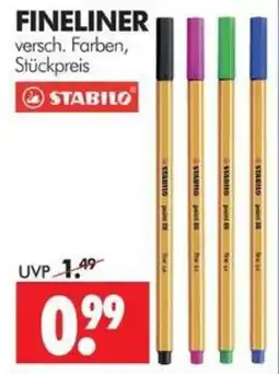 Wreesmann FINELINER STABILO Angebot