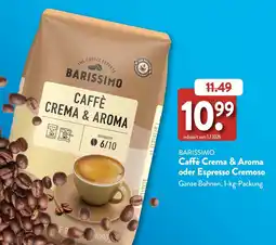 Aldi Süd Barissimo caffè crema & aroma oder espresso cremoso Angebot