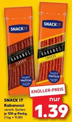 Kaufland SNACK IT Kabanossi Angebot
