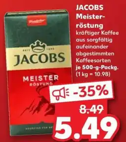 Kaufland Jacobs Meister-Röstung Angebot