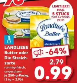 Kaufland Landliebe Butter oder Die Streichzarte Angebot