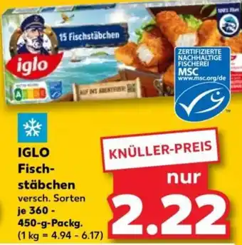 Kaufland IGLO Fischstäbchen Angebot