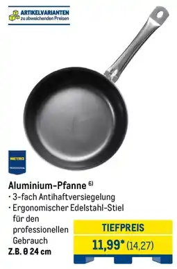 METRO METRO PROFESSIONAL Aluminium-Pfanne Angebot