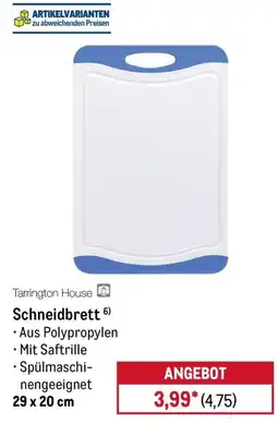 METRO Tarrington House Schneidbrett Angebot